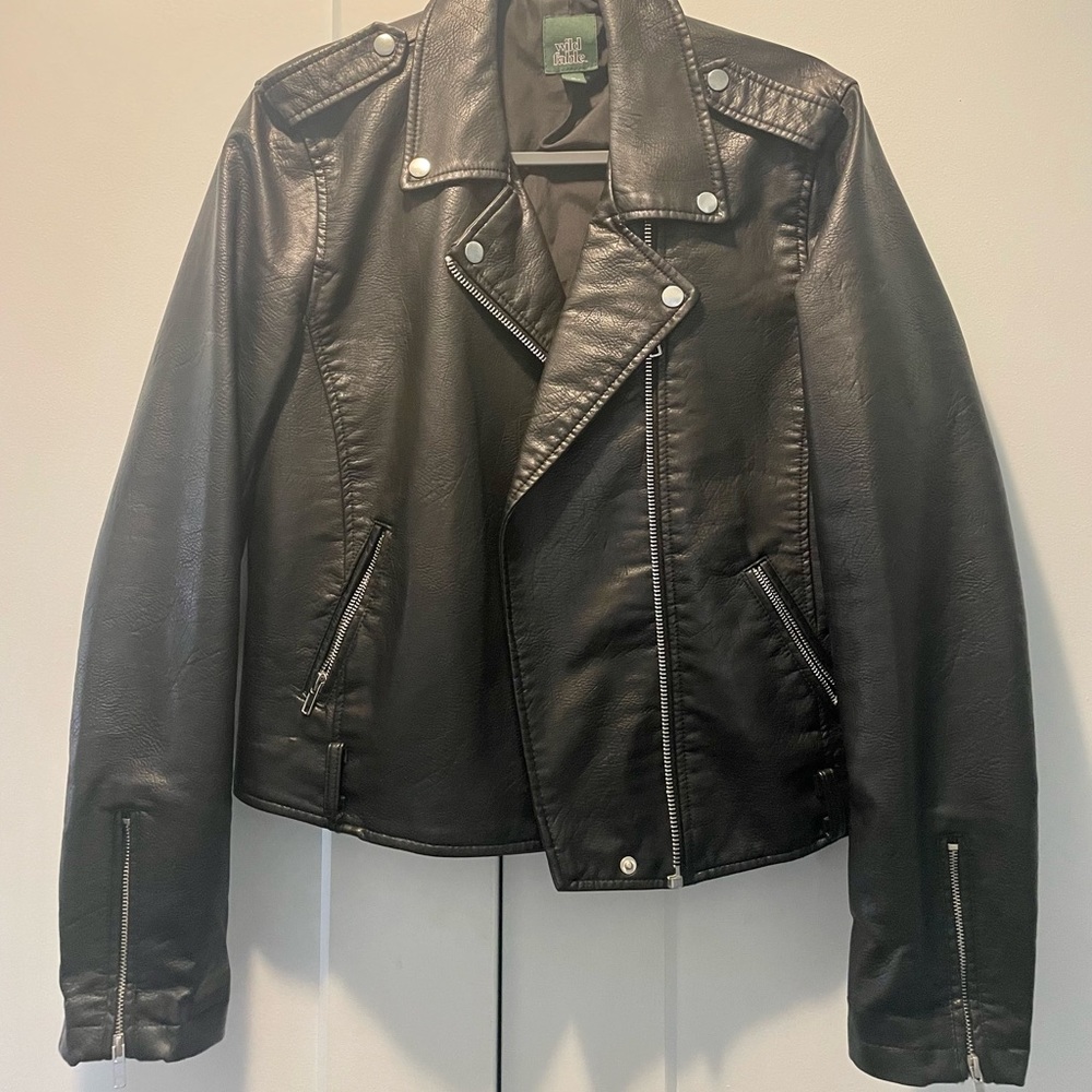 Wild Fable brand black leather jacket!
